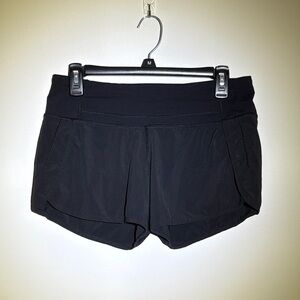 lululemon athletica Jet Black Women's Athletic Shorts